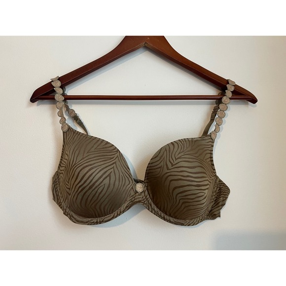Marie Jo Other - Marie Jo L'Aventure Tom Animal Print Bra Green Size UK 38C EU 85 France 100